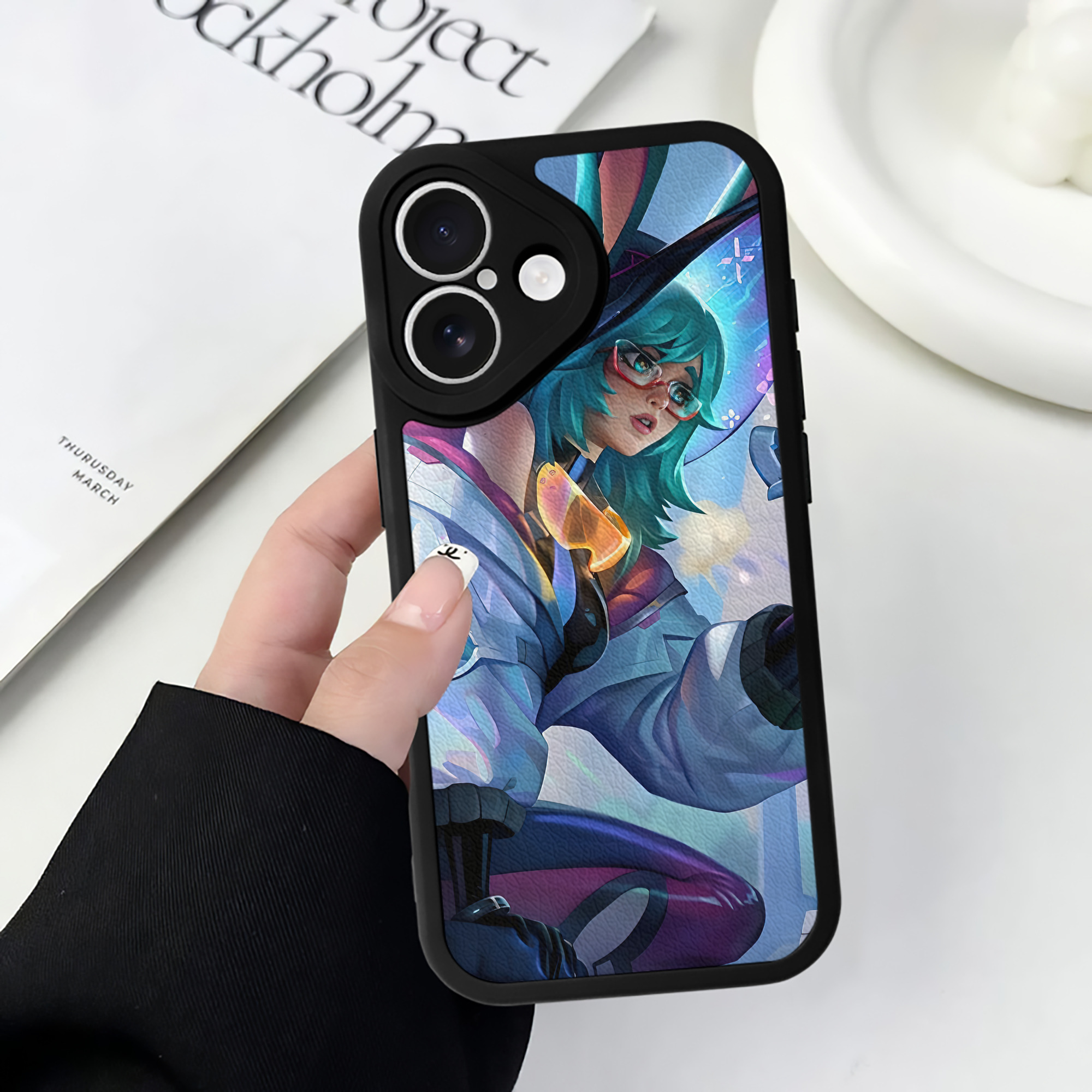 リーグ・オブ・レジェンド League of Legends LOL 【iPhone 16シリーズ対応】シリコンスマホケース（レザー調） 材質：シリコン